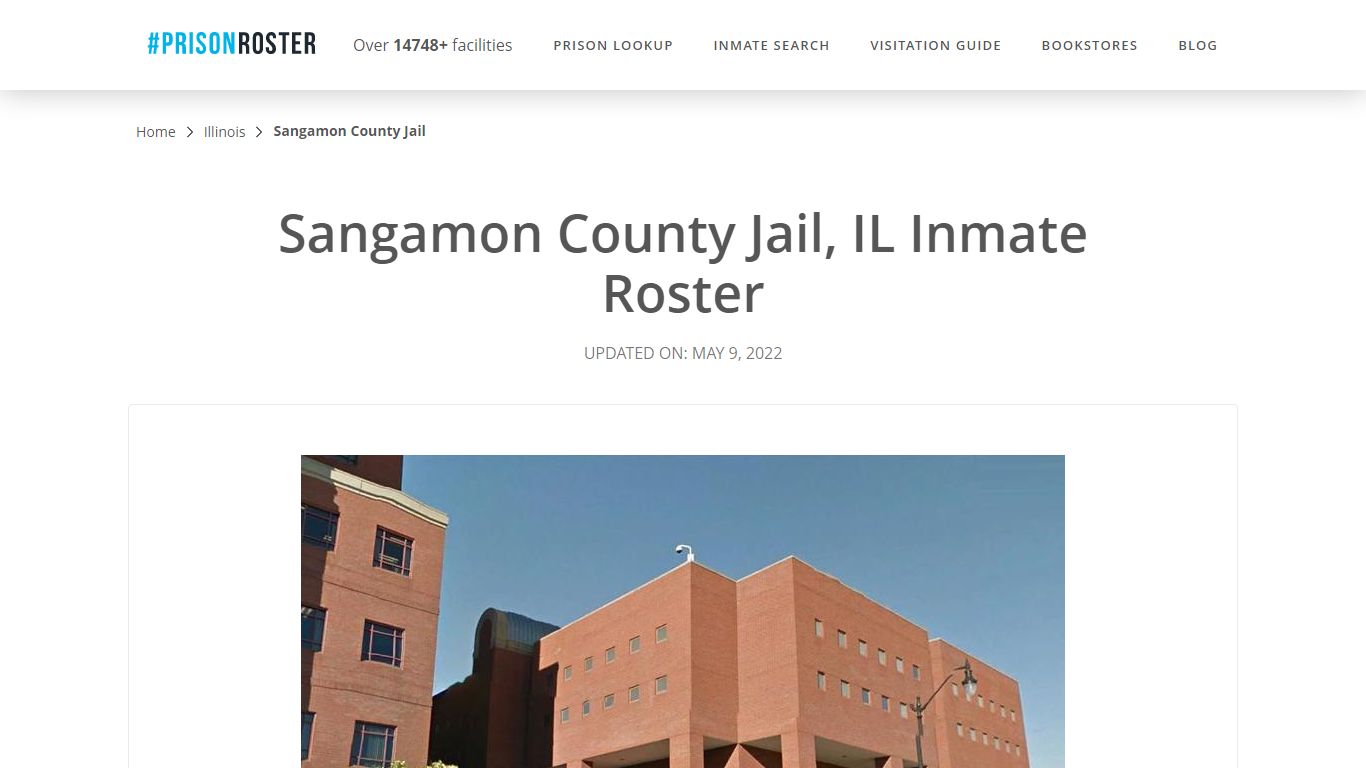 Sangamon County Jail, IL Inmate Roster - Prisonroster